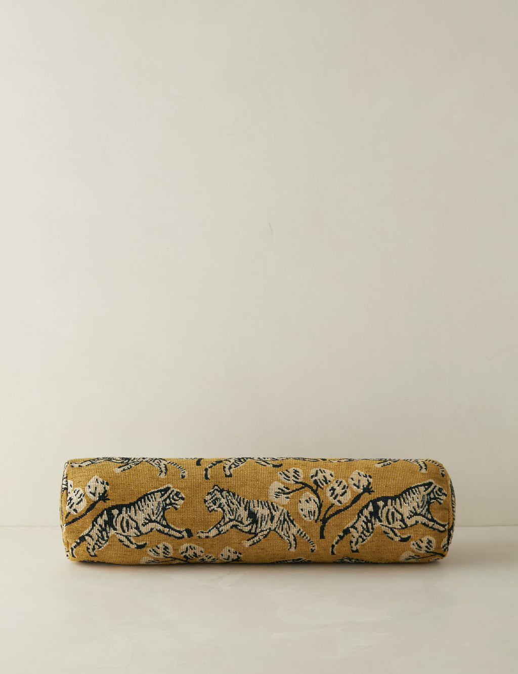 Tiger Jacquard Bolster Pillow by Sarah Sherman Samuel