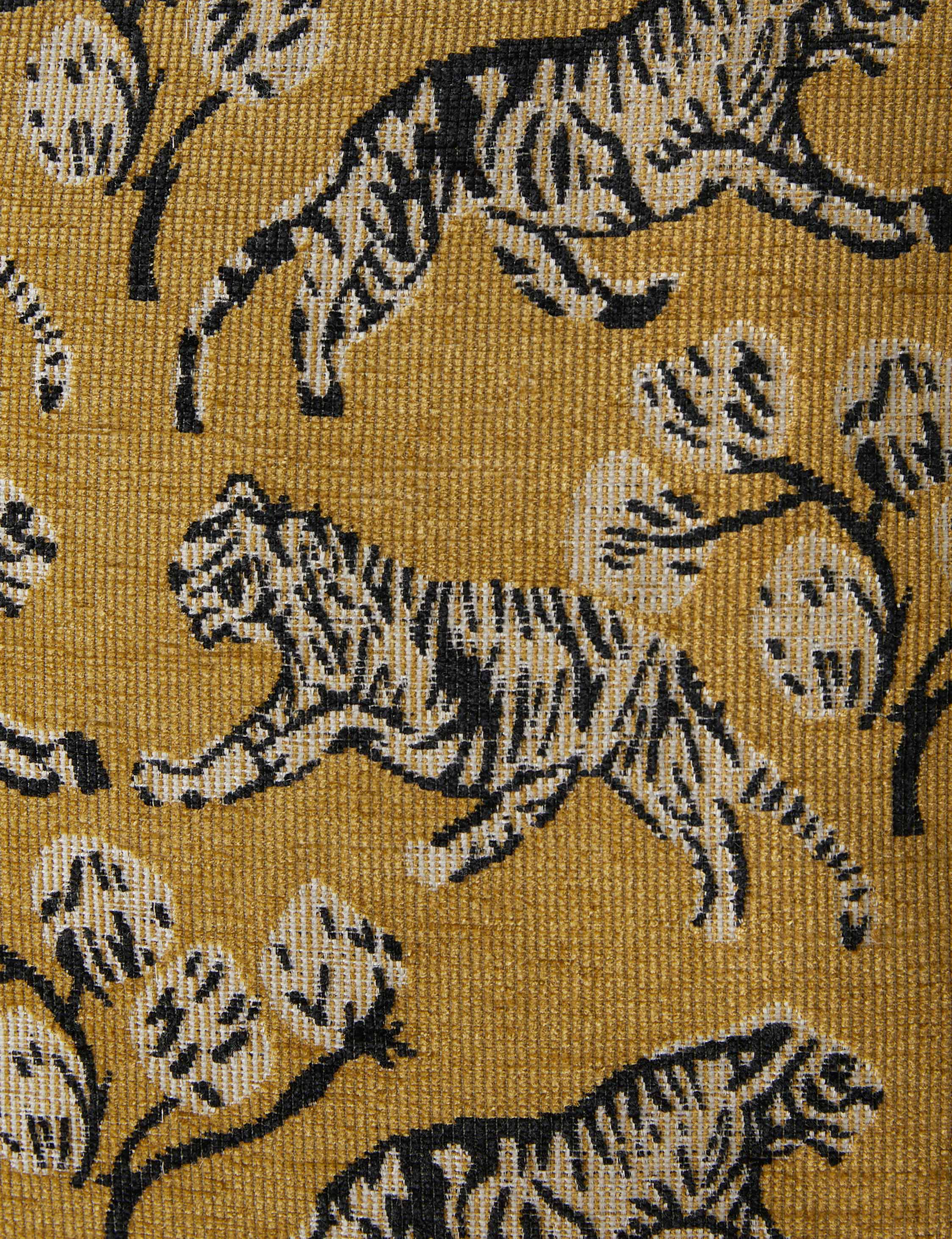 Lulu and Georgia Tiger Bolster Pillow - Thumbnail 3