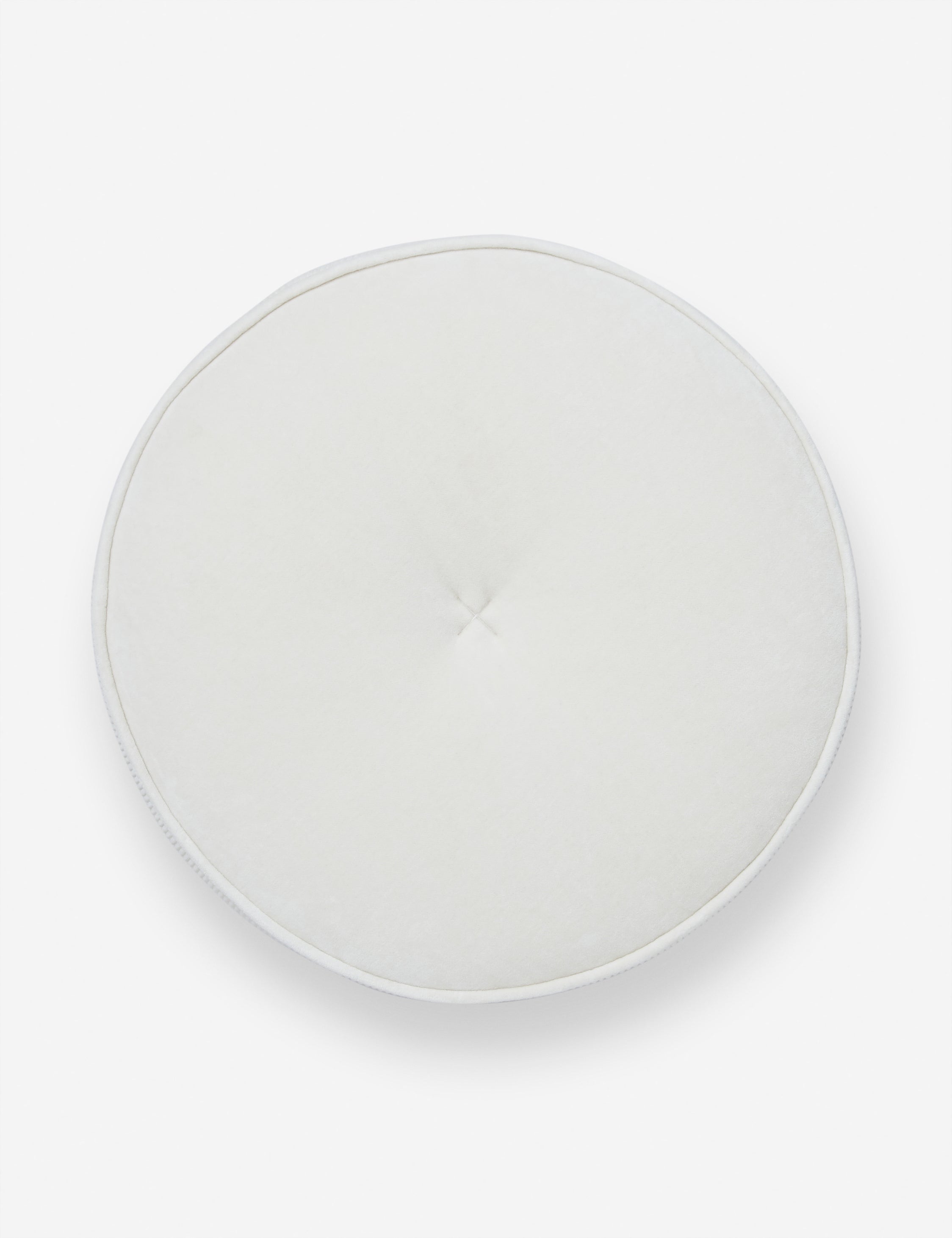 #color::ivory | Velvet Disc ivory pillow by Sarah Sherman Samuel