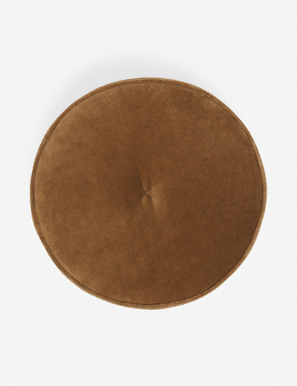 Velvet Disc Pillow by Sarah Sherman Samuel - Amber Color