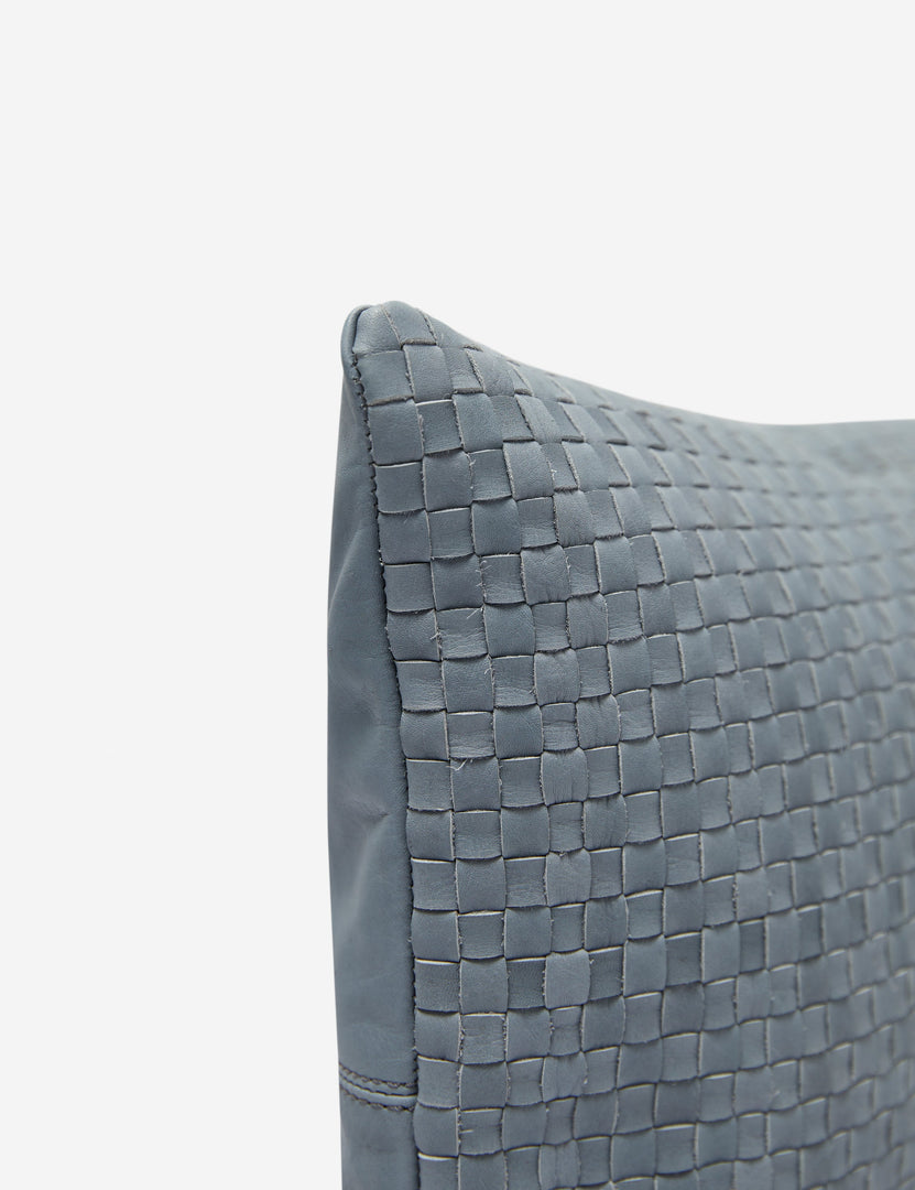#color::dusty-blue #style::lumbar | Corner of the victor dusty blue lumbar throw pillow