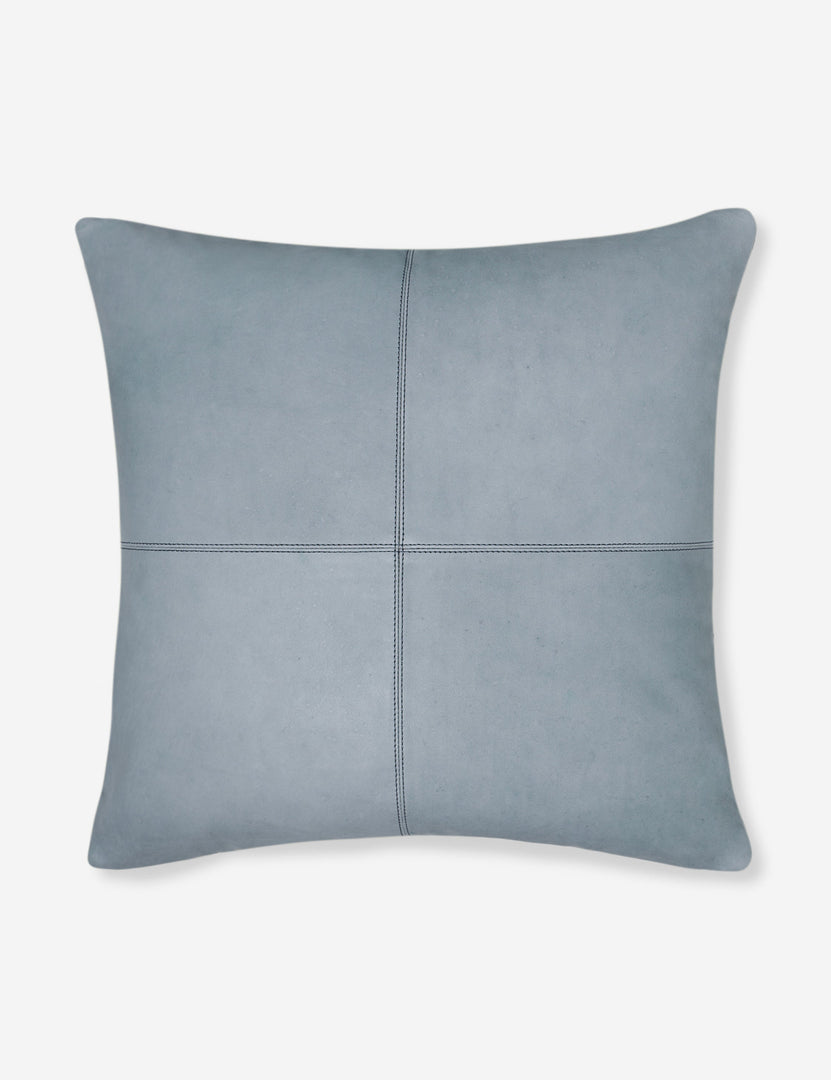 #color::dusty-blue #style::square | Reverse side of the victor dusty blue square pillow