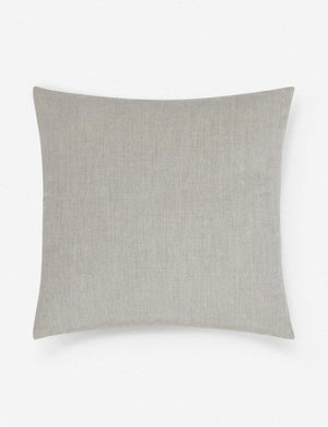 The gray back on the Whitehaven indoor and outdoor square pillow