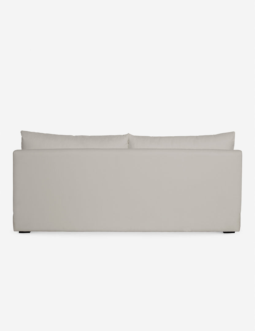 #color::natural-linen | Back of the Winona Natural Linen armless sofa