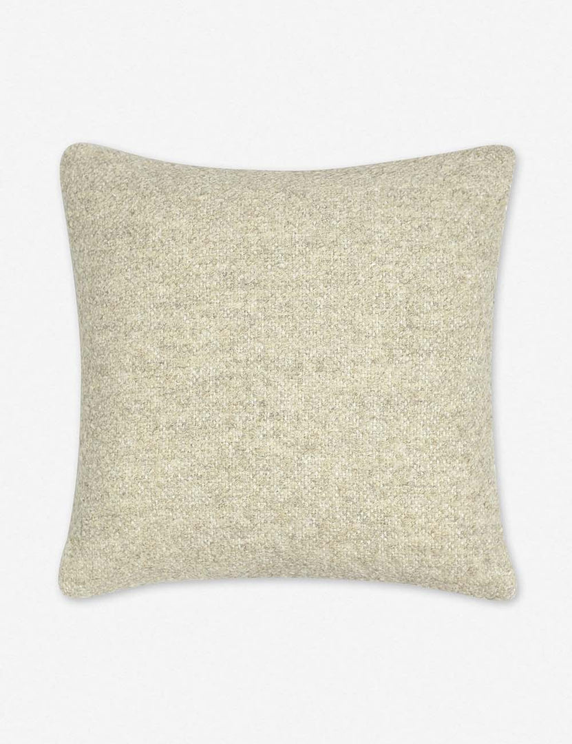 #color::oatmeal #size::20--x-20- | Manon linen oatmeal cream square boucle pillow
