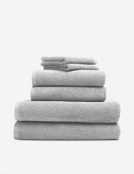 #color::gray | Gray turkish cotton Air Weight Towel Set by Coyuchi