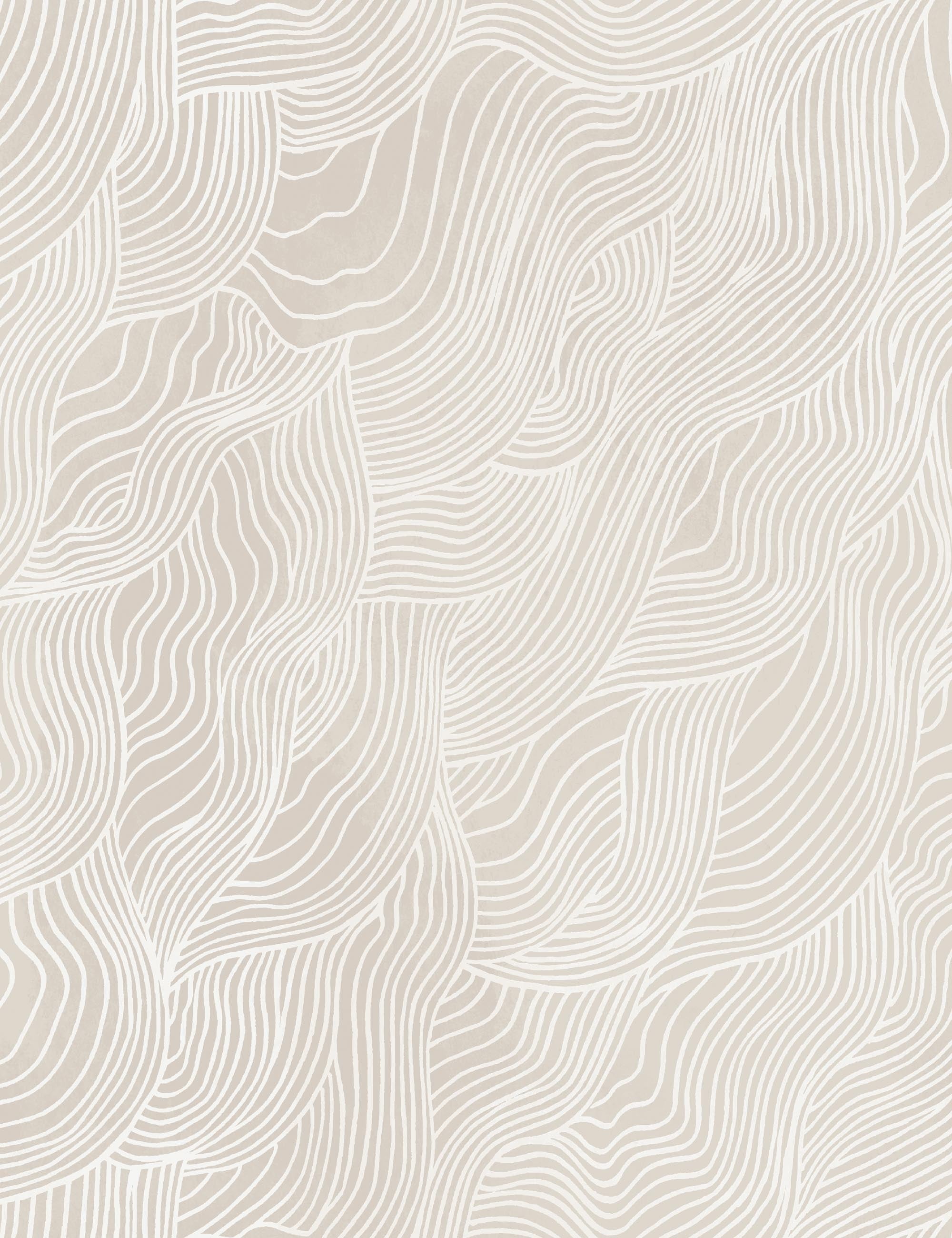 Alina Neutral Modern Wallpaper