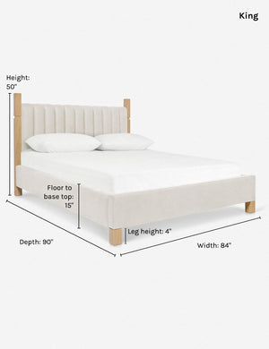 Dimensions on the king sized Ambleside bed