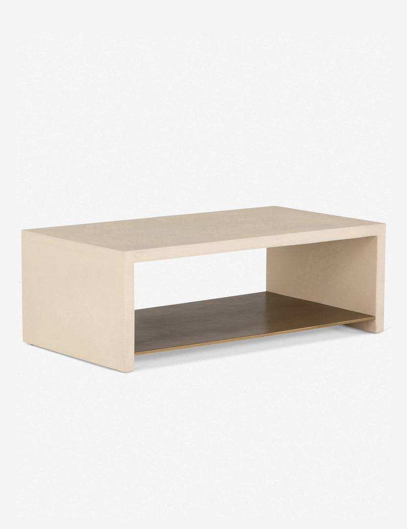 | Angled view of the Aprilette Coffee Table