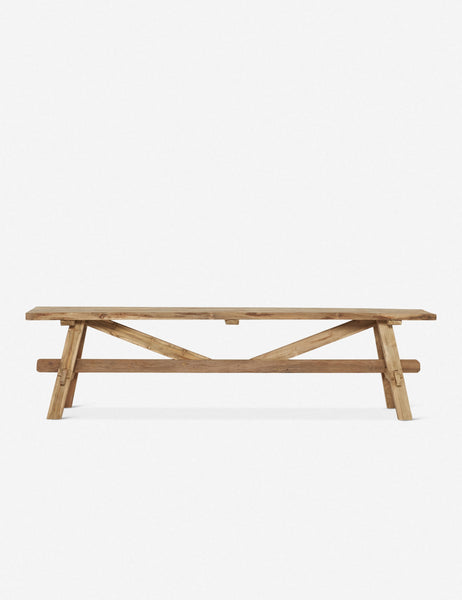 | Arlene craftsman-style antiqued teak wood bench