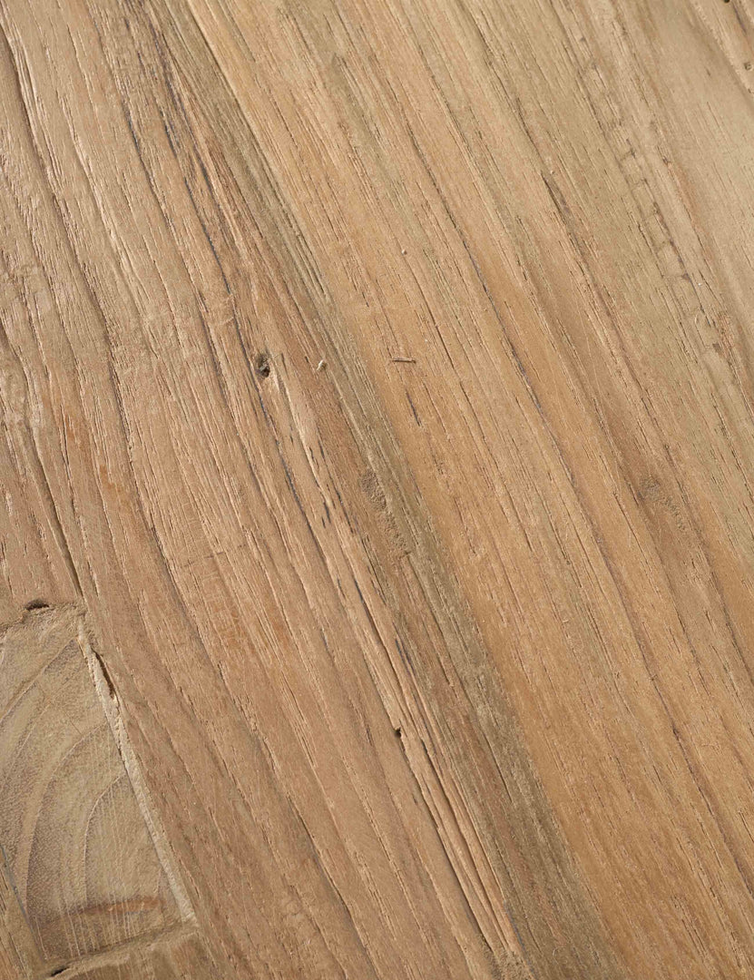 | Close-up of antiqued teak wood
