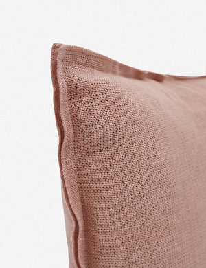 Corner of the arlo Terracotta lumbar pillow