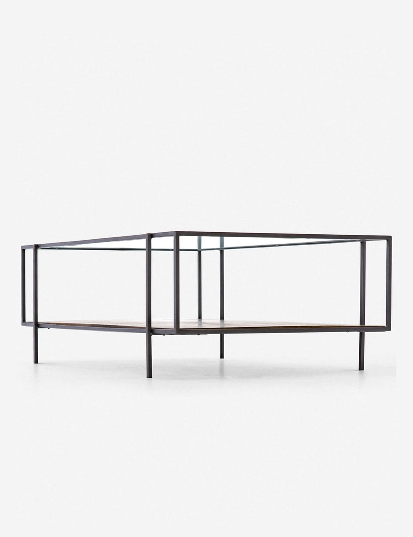 | Angled view of the Asher coffee table