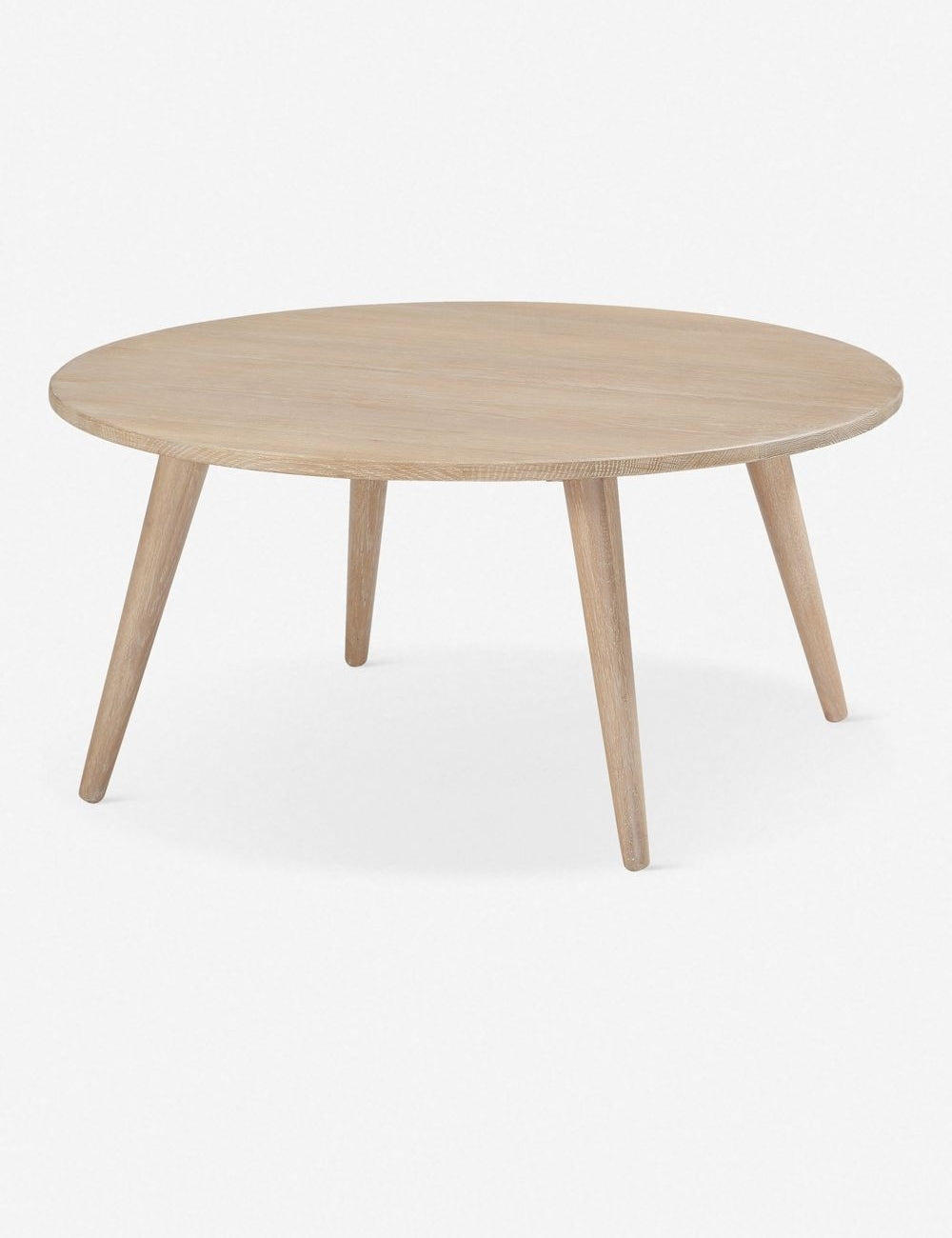 Halen Light Wood Round Coffee Table