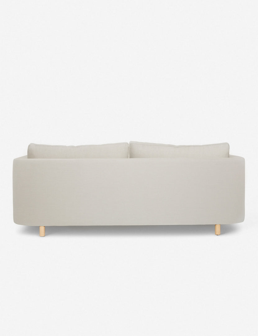 #size::72-W #size:84-W #color::natural #size::96-W | Back of the Natural Belmont Sofa