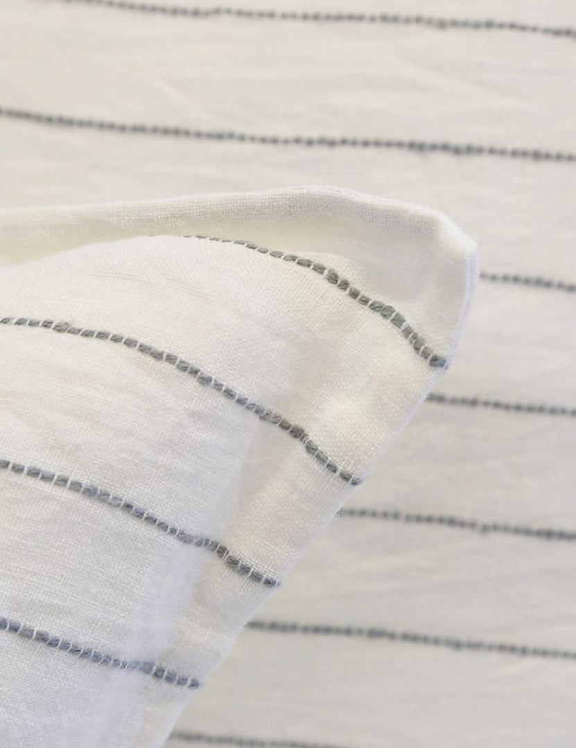 Blake Linen Striped Pillow by Pom Pom at Home