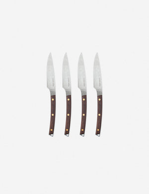 Rosewood Steak Knives by Costa Nova - Set of 4