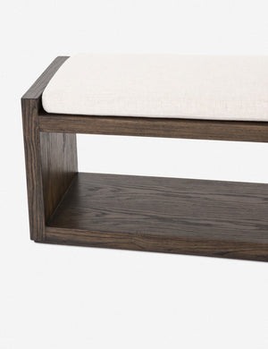 Close-up of the Marella bench
