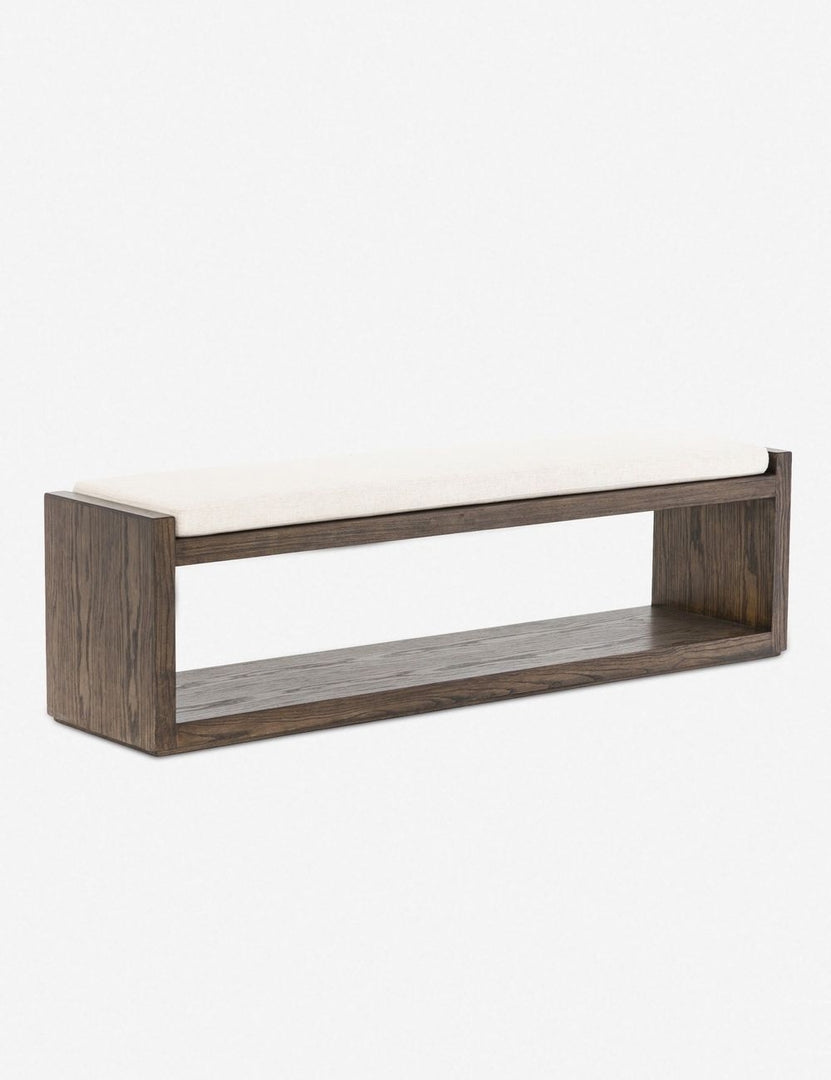 | Angled view of the Marella Bench