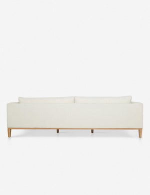 Back of the Charleston Ivory Linen sofa