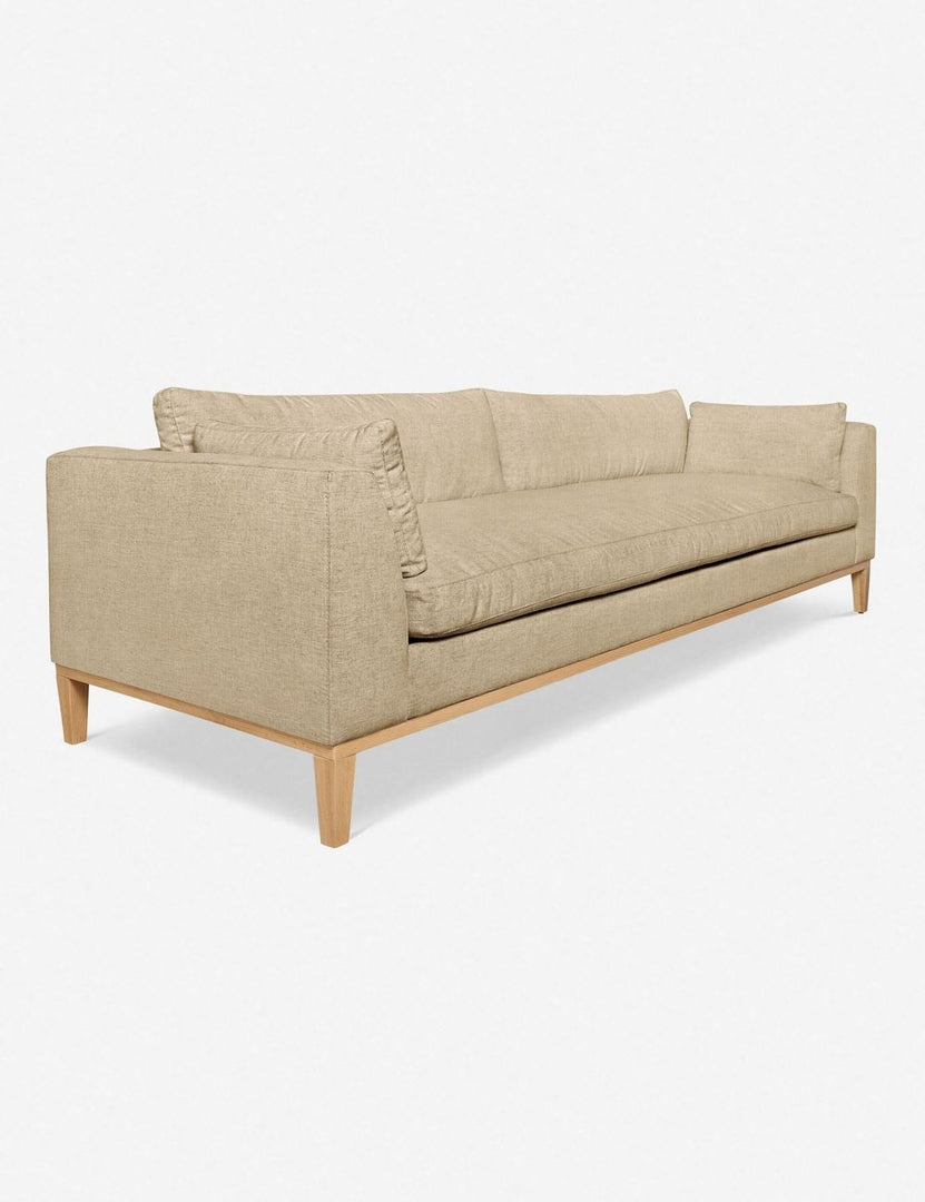 #size::10-w #size::6-w #size::7-w #size::8-w #color::linen #size::9-w | Angled view of the Charleston Linen sofa