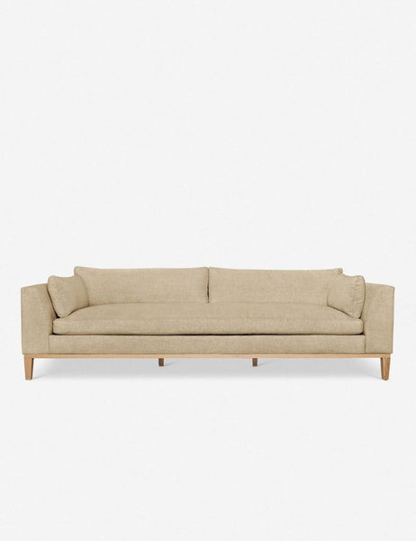 #size::10-w #size::6-w #size::7-w #size::8-w #color::linen #size::9-w | Charleston Linen sofa with a single seat cushion, natural oak base, and gently curved arms