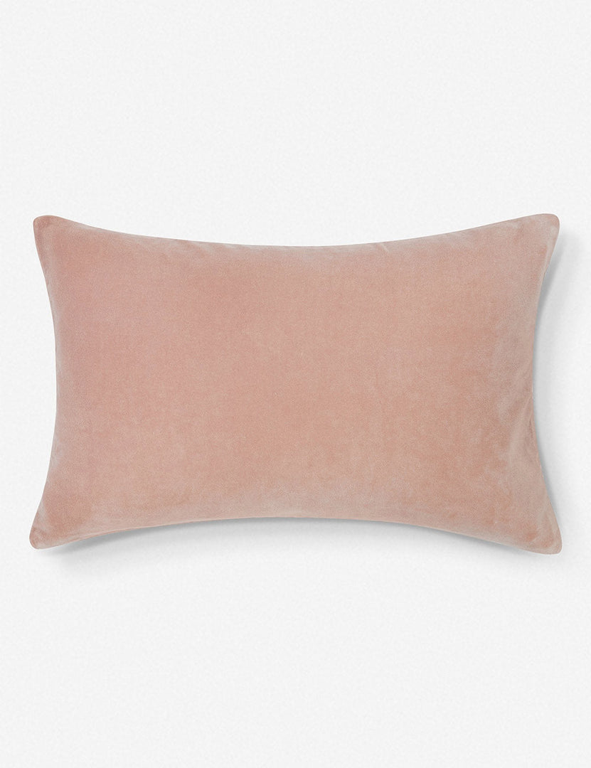 #color::rosewater #style::lumbar | Charlotte Rosewater Pink Lumbar Velvet Pillow