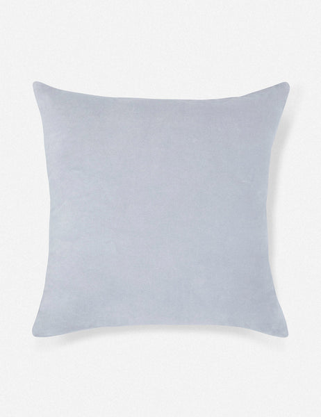 #color::ice-blue #size::20--x-20- #style::square | Charlotte Ice Blue Square Velvet Pillow