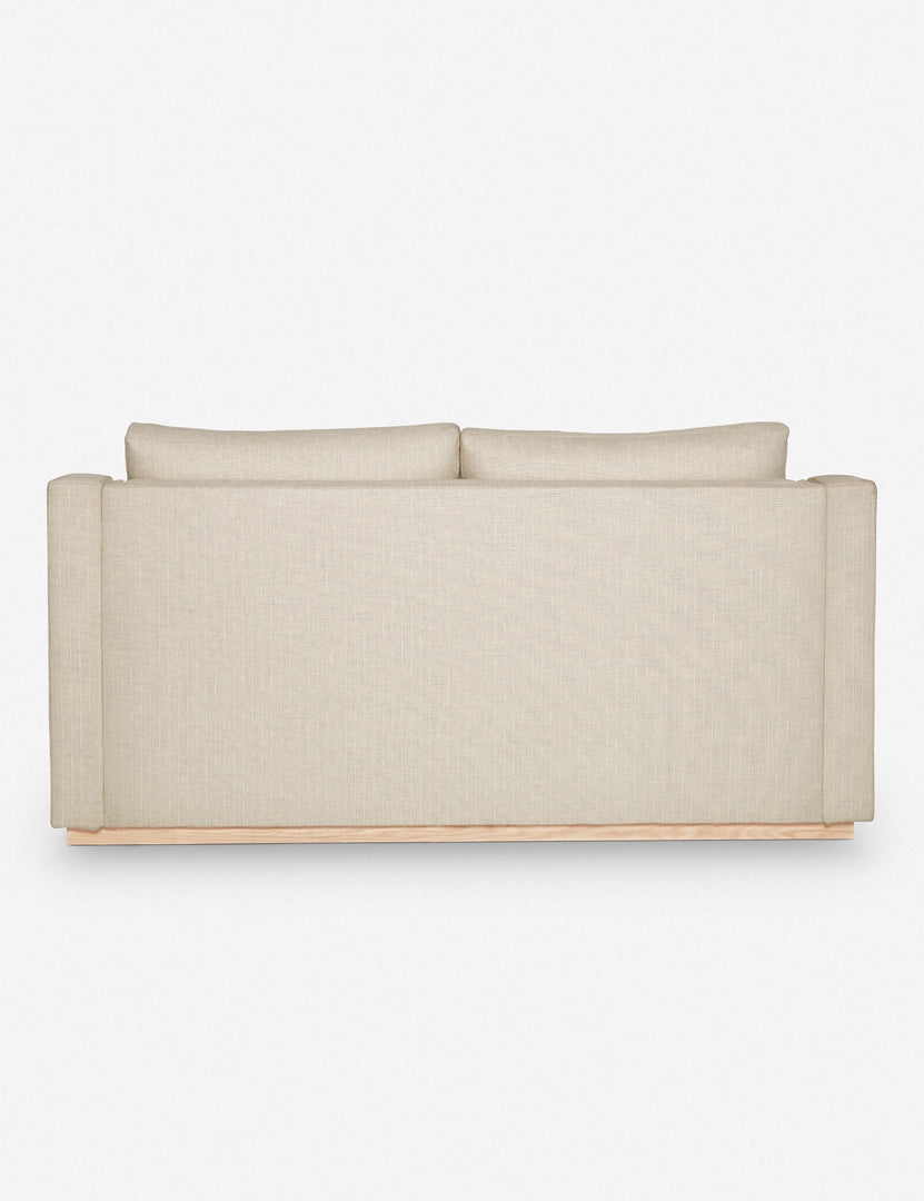 #size::king #color::stripe #size::queen | Back of the Coniston Stripe Linen Sleeper Sofa 