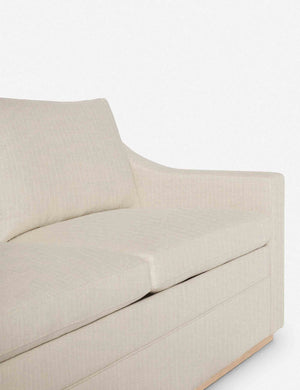 Close up of the Coniston Stripe Linen Sleeper Sofa