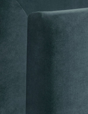 Cotton Velvet Swatch, Azure