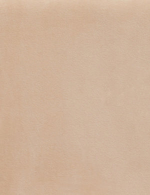 Cotton Velvet Swatch, Buff