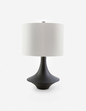 Coulwood black table lamp with sculptural base