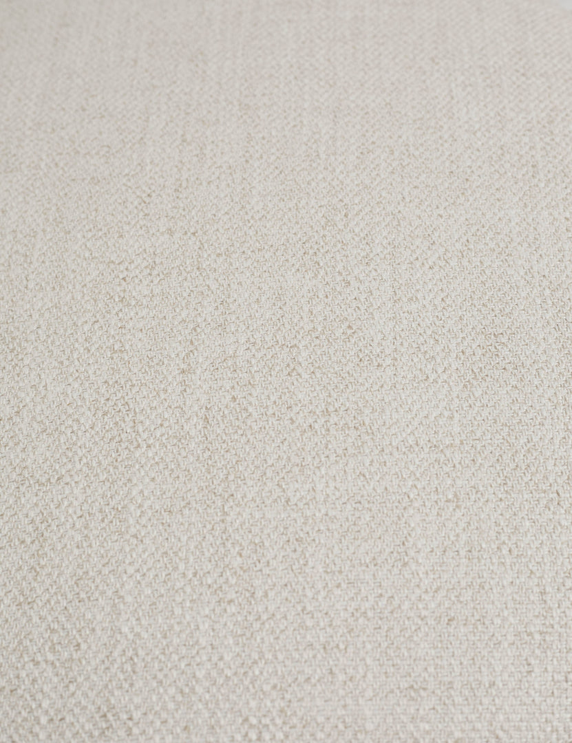 #color::whitewash | Woven ivory fabric