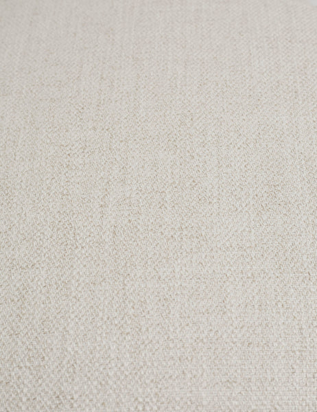 #color::whitewash | Woven ivory fabric