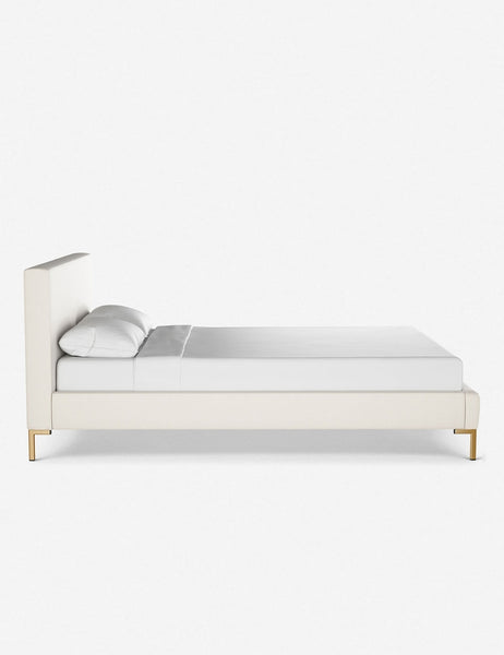 #color::dove #size::twin #size::full #size::queen #size::king #size::cal-king | Side of the Deva dove platform bed