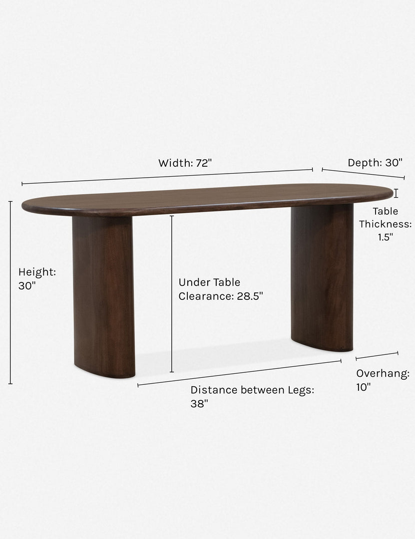 Mattea Oval Dining Table