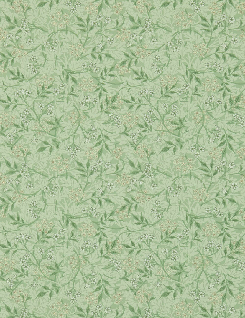 Morris & Co. Jasmine Wallpaper, Sage/Leaf Swatch