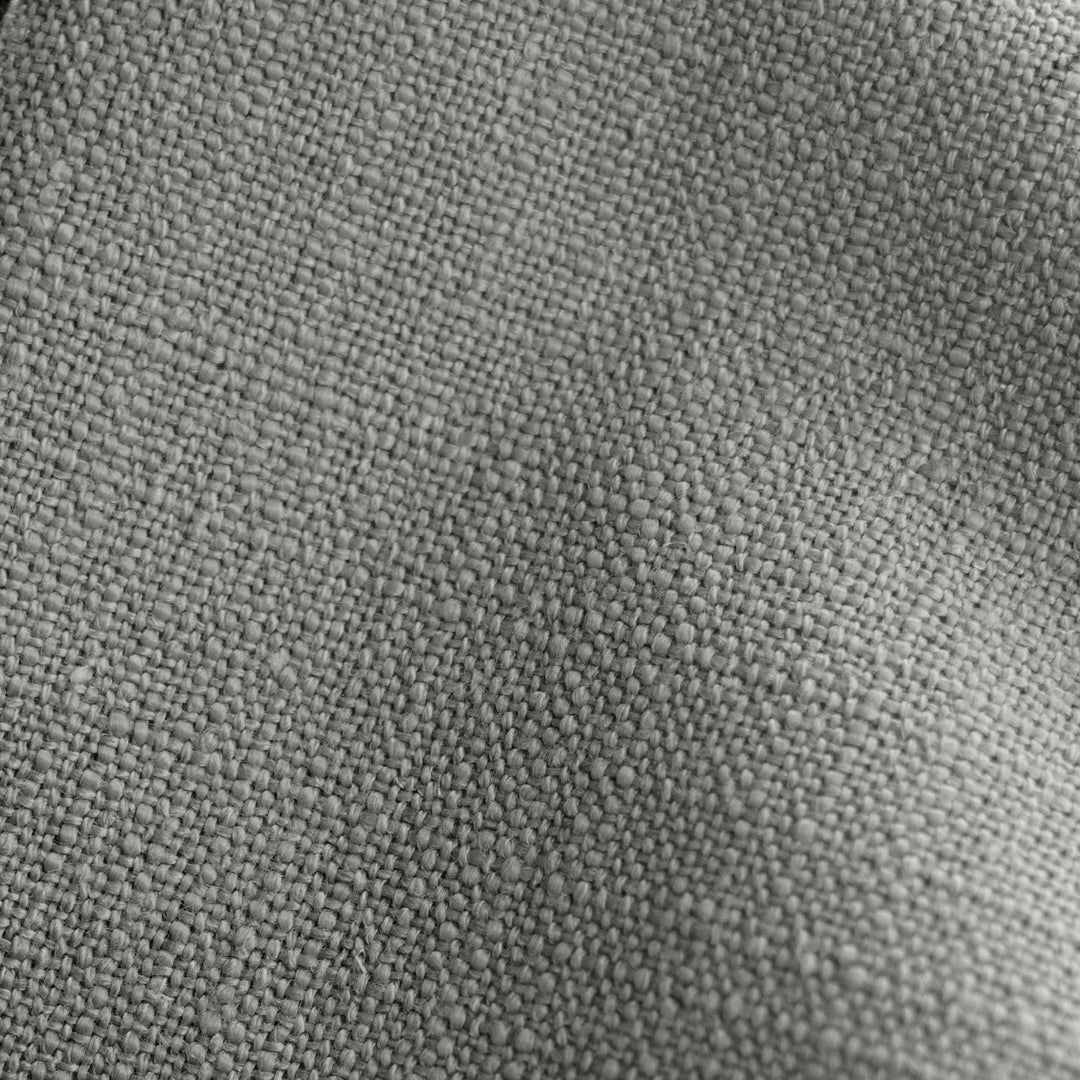 Gray Linen Fabric Swatch