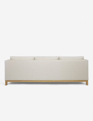 Back of the Hollingworth Natural Linen sectional sofa