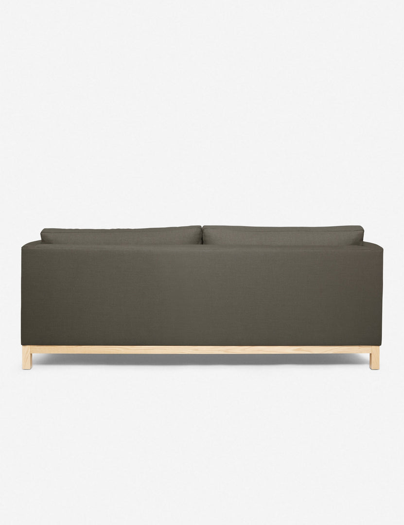#size::84-W #size::96-W #color::loden | Back of the Loden Gray Hollingworth Sofa