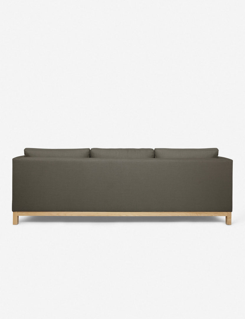 #color::loden #size::96--x-37--x-33- #configuration::left-facing | Back of the Hollingworth Loden Gray Linen sectional sofa