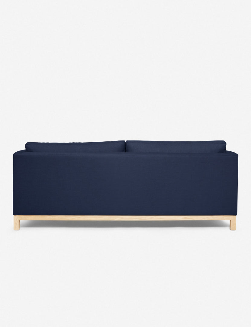 #size::84-W #size::96-W #color::dark-blue | Back of the Dark Blue Hollingworth Sofa