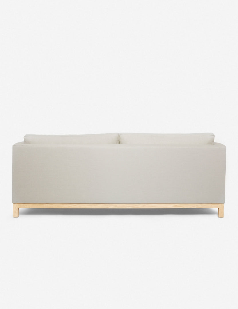 #size::84-W #size::96-W #color::natural | Back of the Natural Hollingworth Sofa