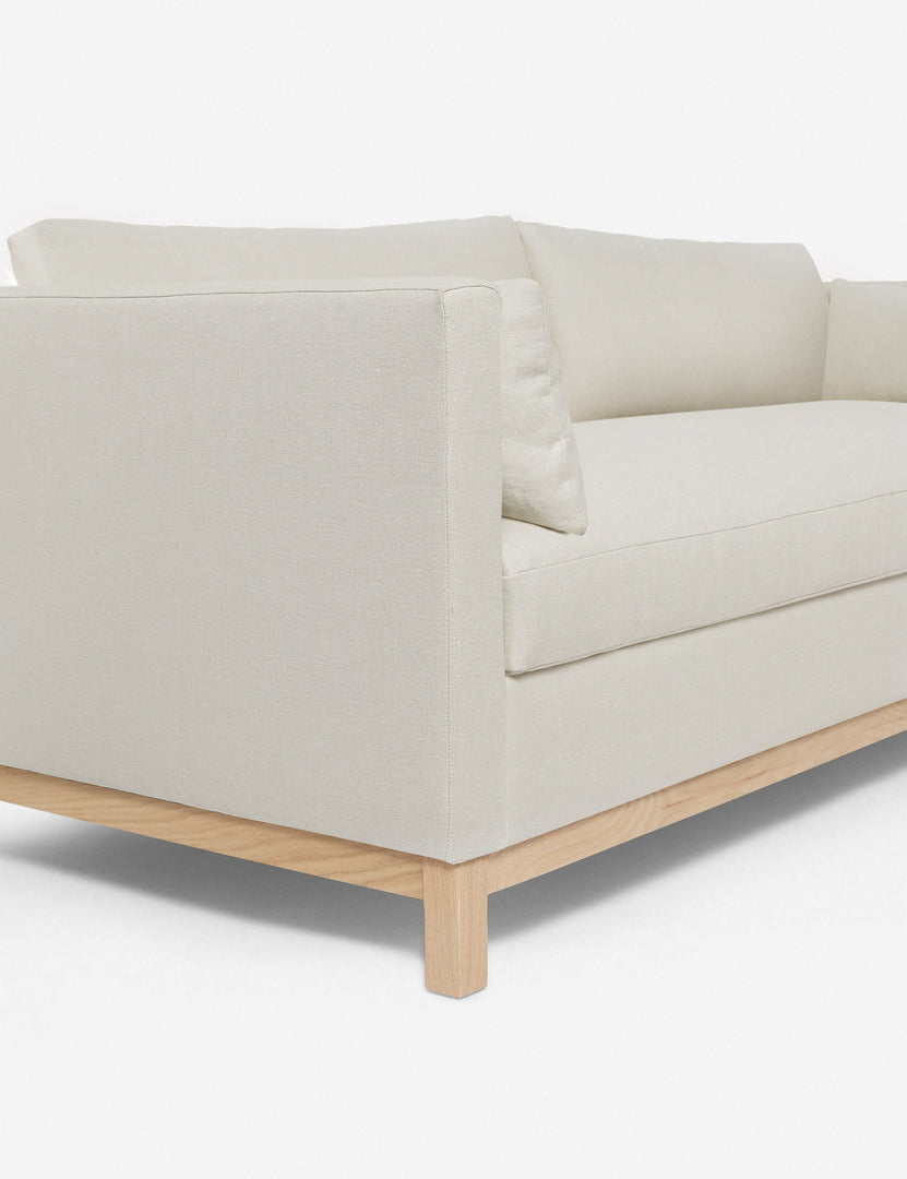 #size::84-W #size::96-W #color::natural | Left side of the Natural Hollingworth Sofa