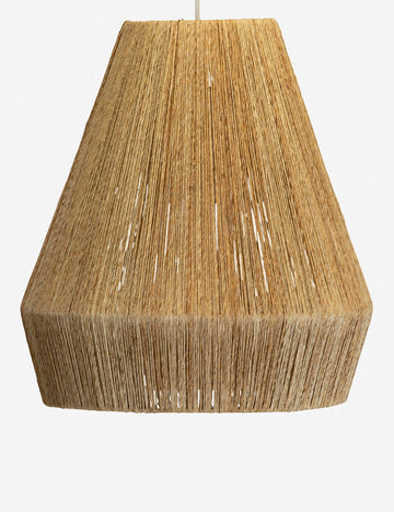 | Tarek twisted jute pendant light 