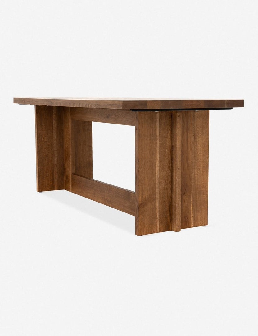 | Angled view of the Elexis Dining Table