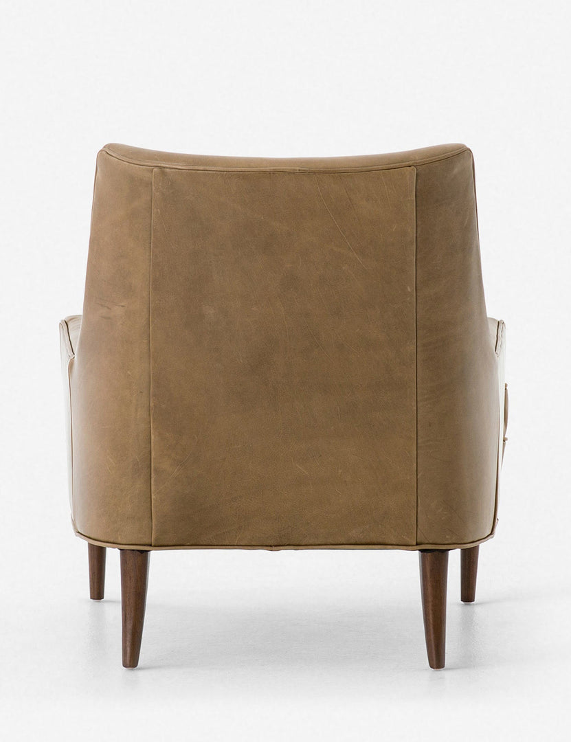 | Back of the Ilona Leather Accent Chair