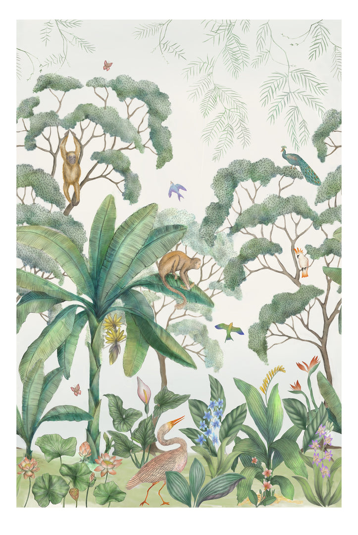 Jungle Wallpaper Mural Swatch