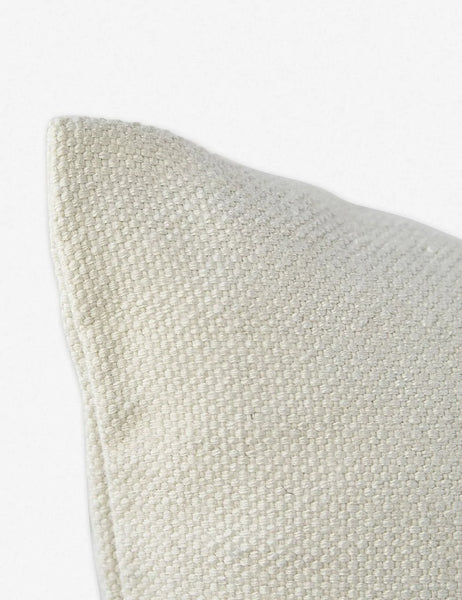 #color::black-stripe #style::lumbar | Corner shot of the Katya Indoor and Outdoor pillow